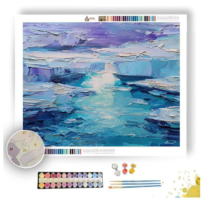 SHADOW SURFACE PASSAGE - Paint by Numbers Full Kit