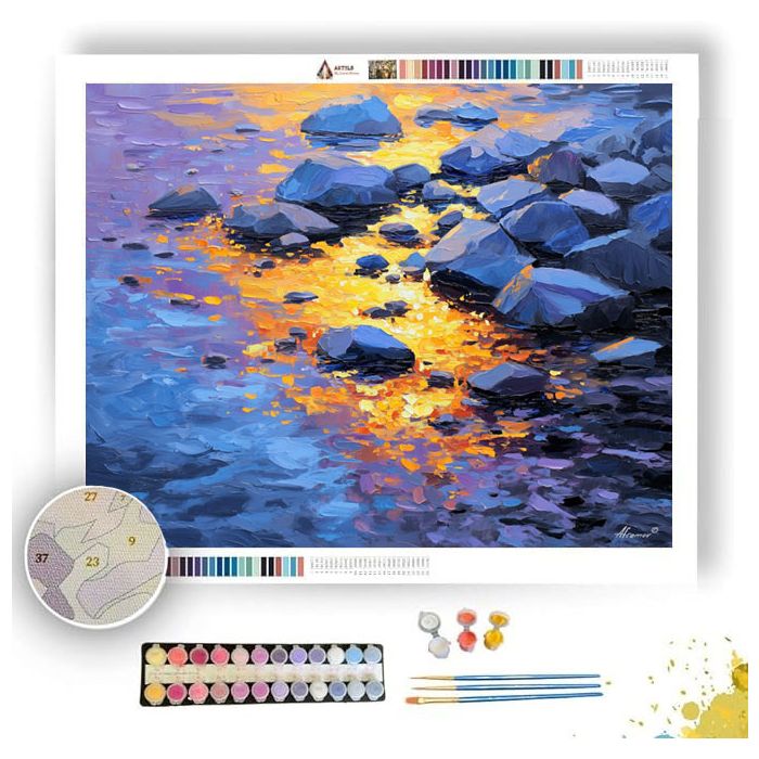 RIVER SURFACE - Paint by Numbers Full Kit