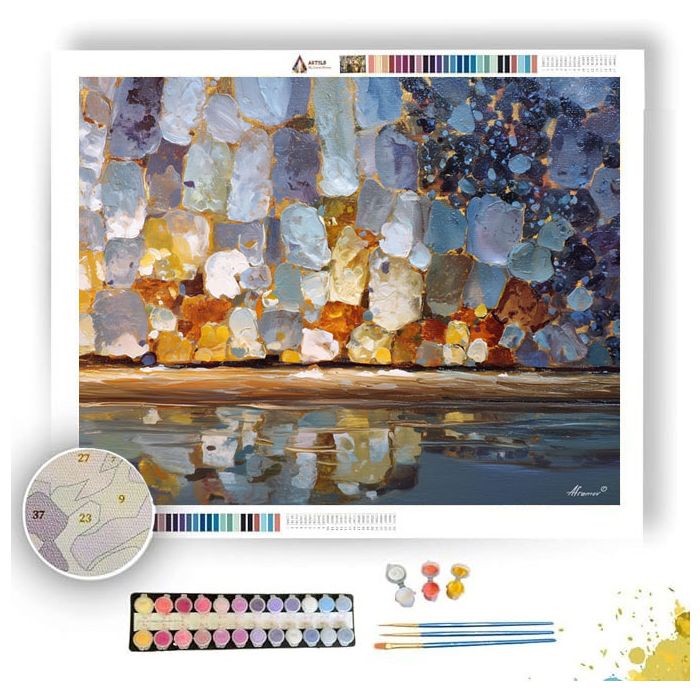 POLISHED BRASS WATERLINE - Paint by Numbers Full Kit
