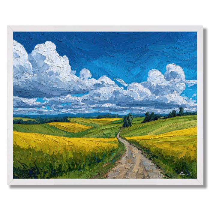 CLOUD CROPS - FRAMED