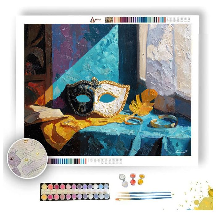 CLOTH VIGNETTE WINDOW - Paint by Numbers Full Kit