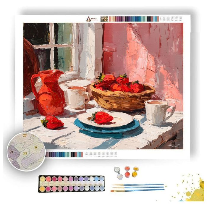 SAND BREAKFAST NOTE - Paint by Numbers Full Kit