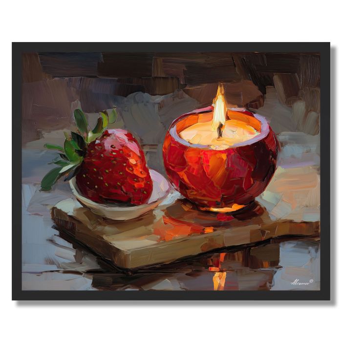 CANDLE PATH - FRAMED