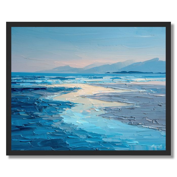 BANDSCAPE VIGNETTE SAND - FRAMED