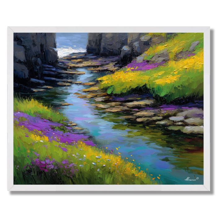 STREAM WATER MOMENT - FRAMED