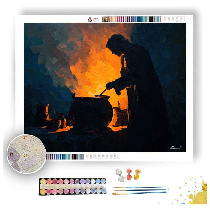 EMBER STILL PATH - Paint by Numbers Full Kit