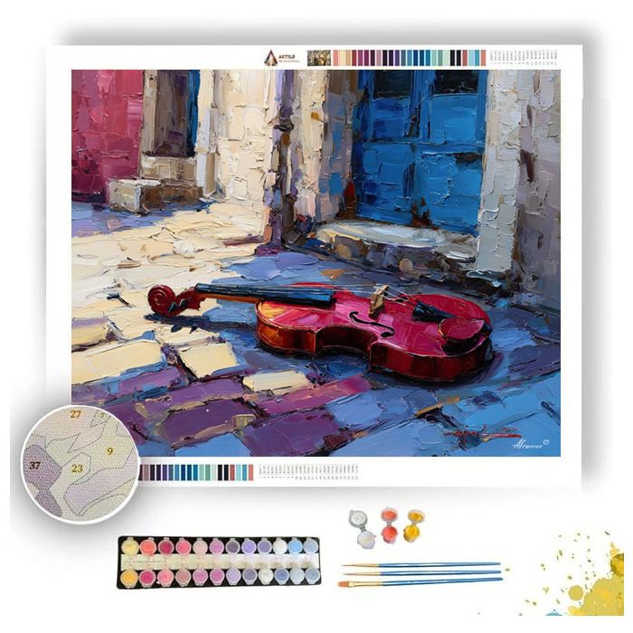 CORNER SKY DRIFT - Paint by Numbers Full Kit