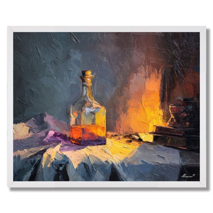 BOTTLE NOTE - FRAMED
