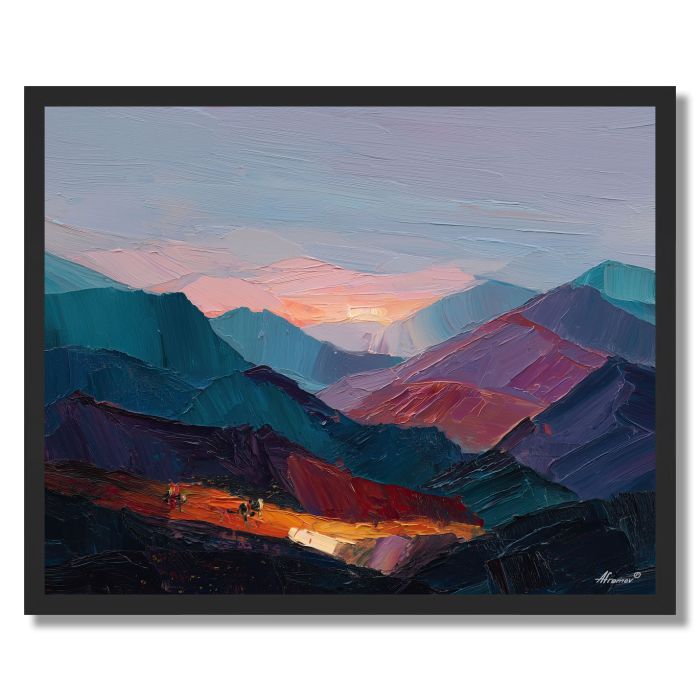 PAPER LABEL - FRAMED