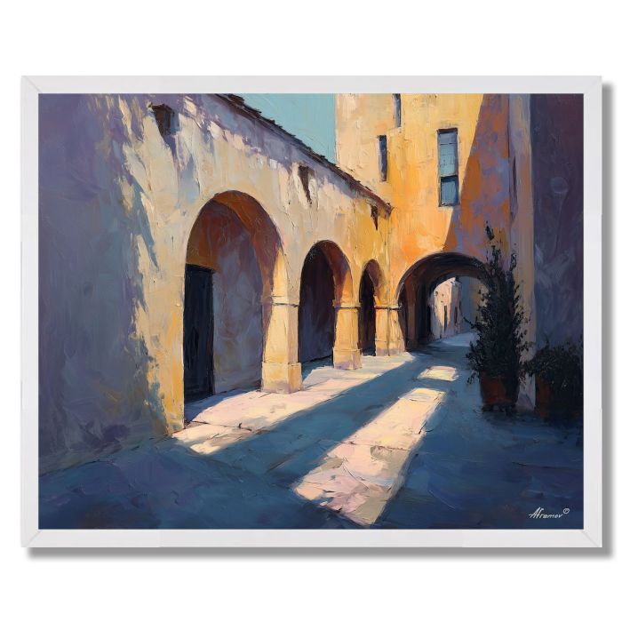 SHADOW MURAL SPARK - FRAMED