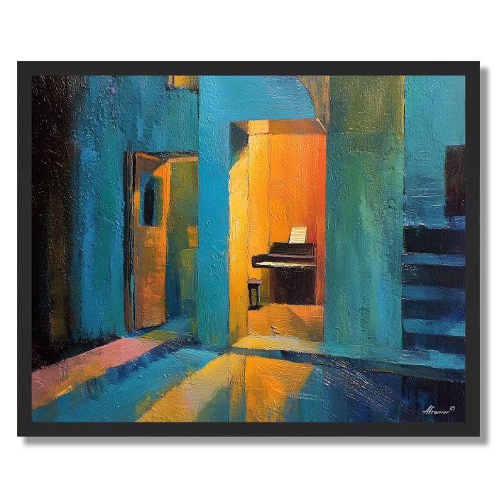SILK MUSIC - FRAMED