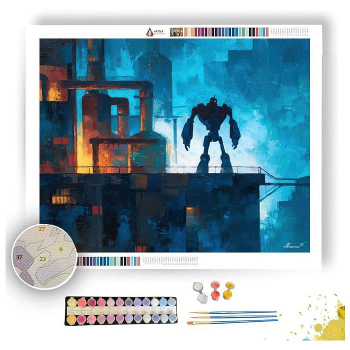 IRON ROOFTOP - Paint by Numbers Full Kit