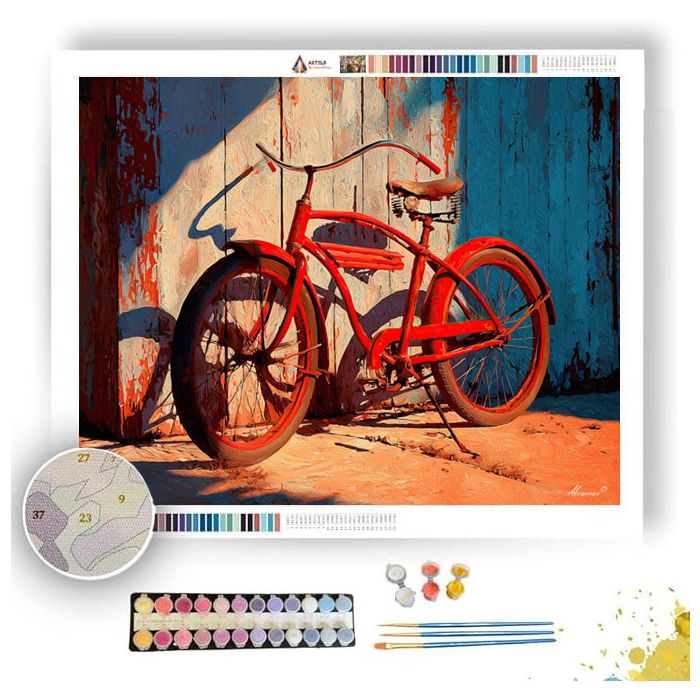 SHADOW BICYCLE - Paint by Numbers Full Kit