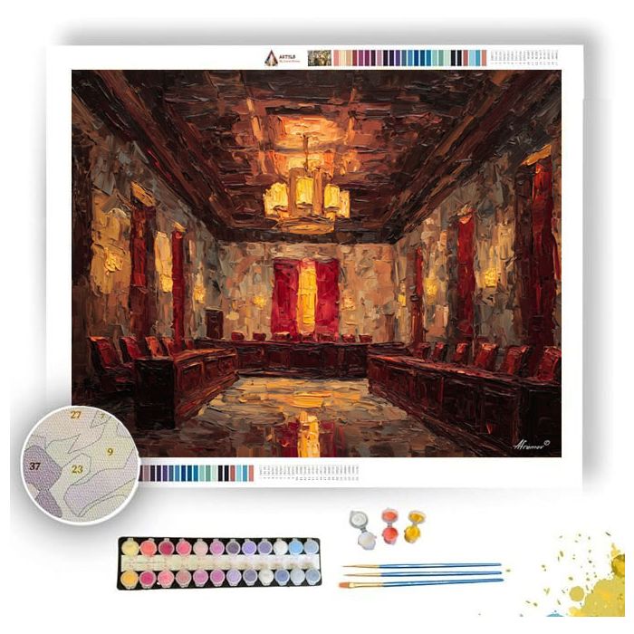 STONE SENATE CHAMBER - Paint by Numbers Full Kit