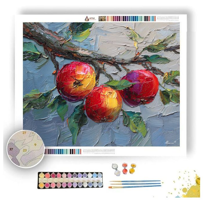 APPLE TREE BRANCH - Paint by Numbers Full Kit