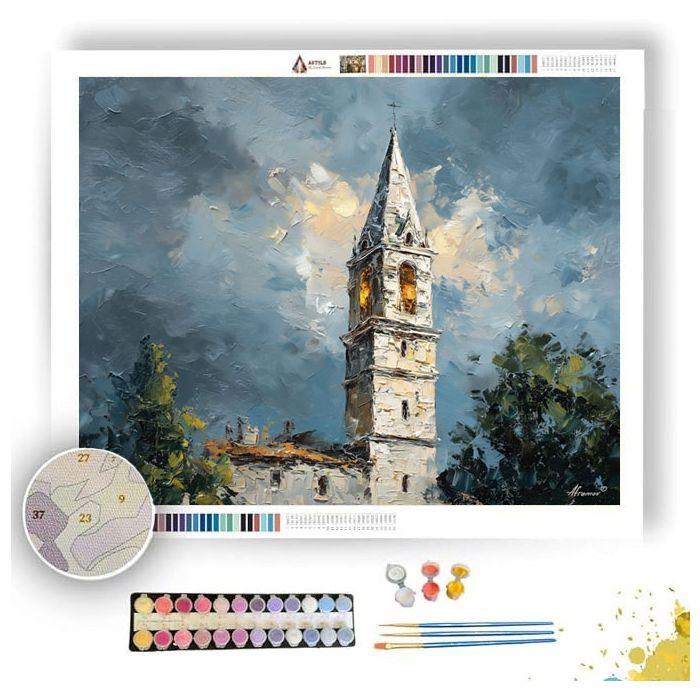 HISTORIC BELL TOWER - Paint by Numbers Full Kit