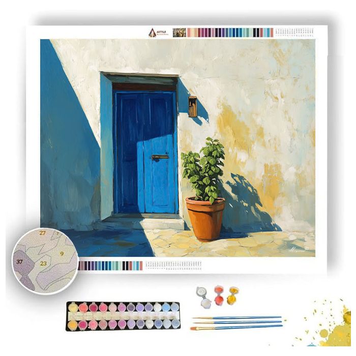SAPPHIRE DOORWAY SHADOW - Paint by Numbers Full Kit