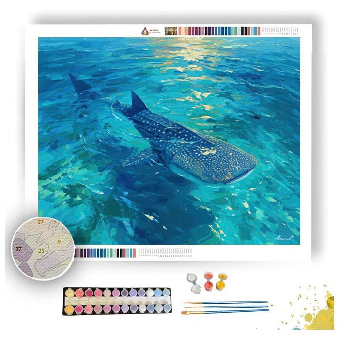LAGOON SPARK SHADOW - Paint by Numbers Full Kit