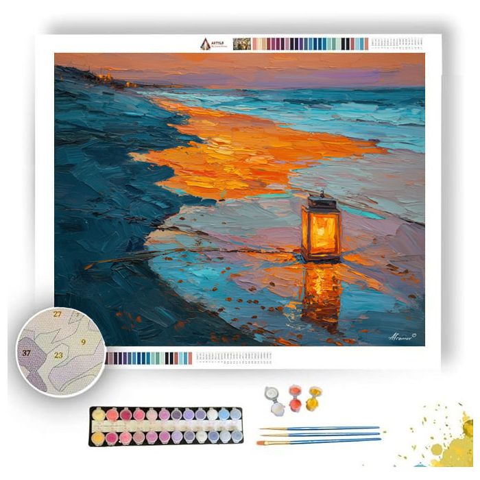 BEACH THRESHOLD LANTERN - Paint by Numbers Full Kit