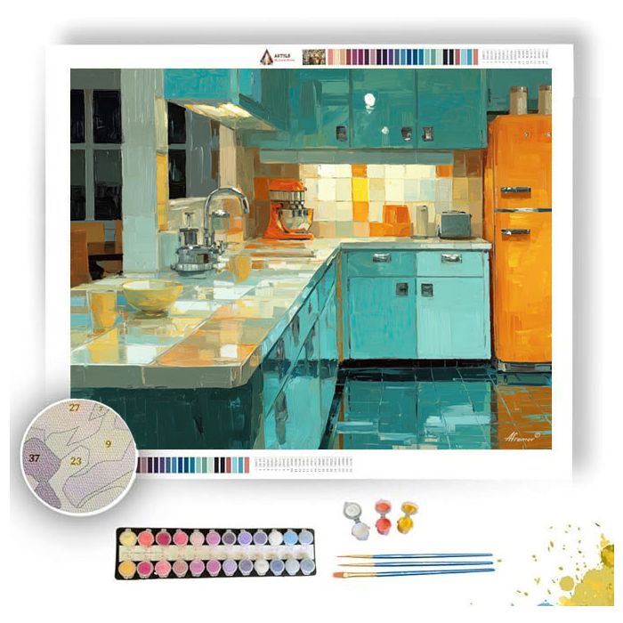 KITCHEN MOMENT - Paint by Numbers Full Kit
