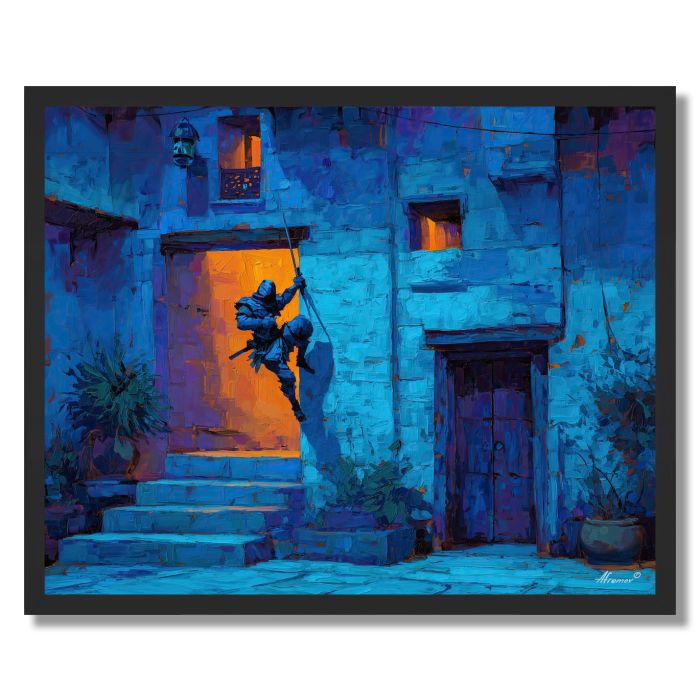 COURTYARD WINDOW - FRAMED