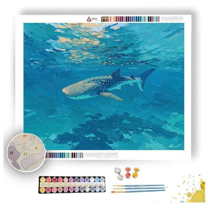 WARM DRIFT PAPER - Paint by Numbers Full Kit