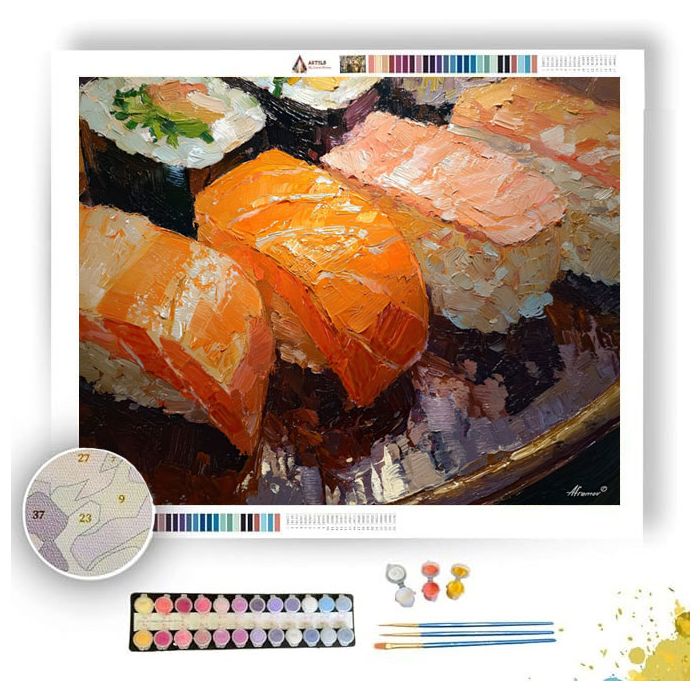 QUIET GLOW - Paint by Numbers Full Kit