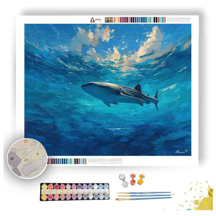 CLOUD BLUE HALO - Paint by Numbers Full Kit
