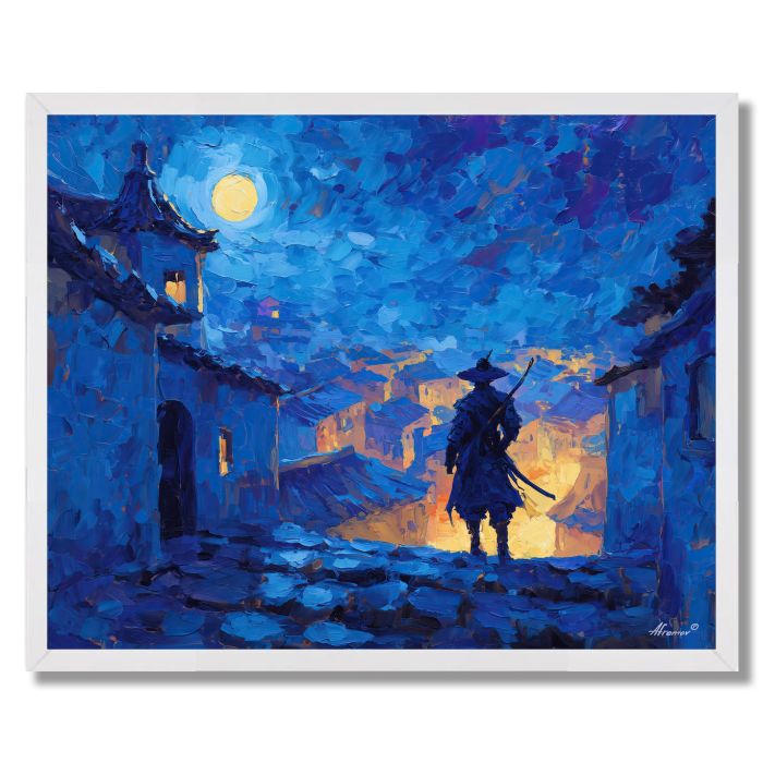 MOONLIT NOTE MOONLIT - FRAMED