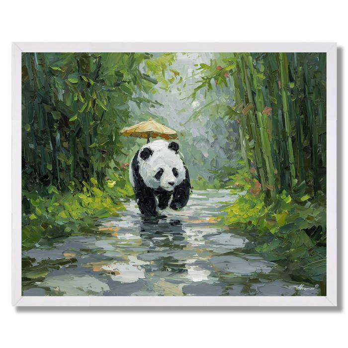 RAIN HALO WOOD - FRAMED