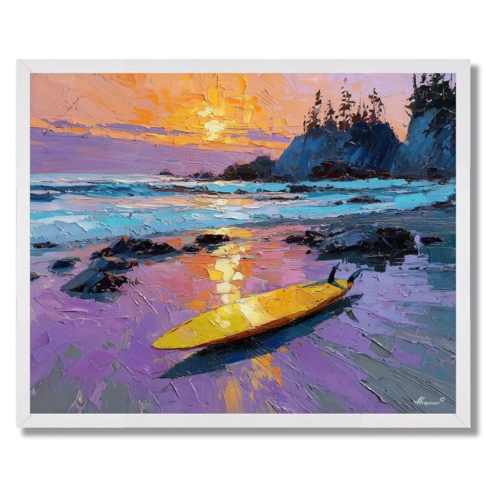 VIOLET COVE MOMENT - FRAMED