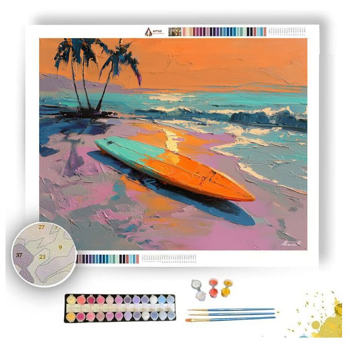 WOOD PALM - Paint by Numbers Full Kit