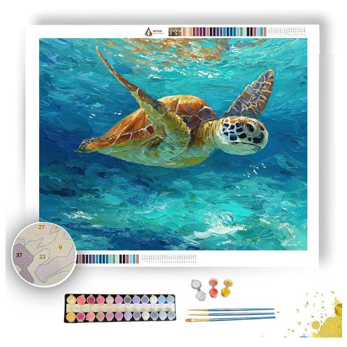 PAPER CHANNEL MOMENT - Paint by Numbers Full Kit