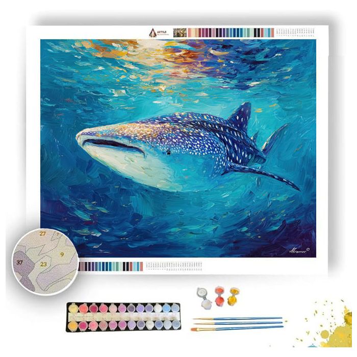 OPEN GLOW COBALT - Paint by Numbers Full Kit