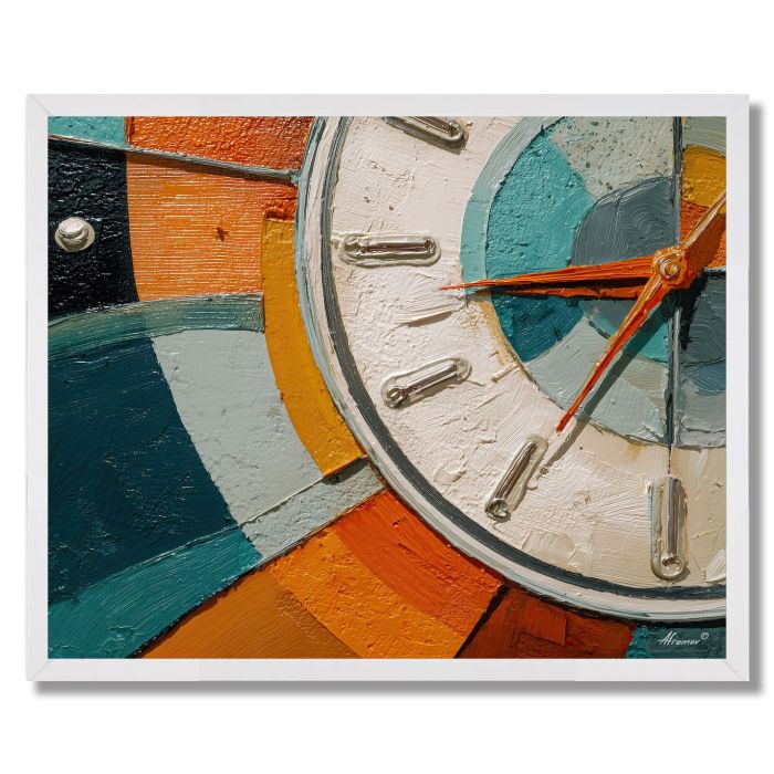 CLOCK DETAIL SKY - FRAMED