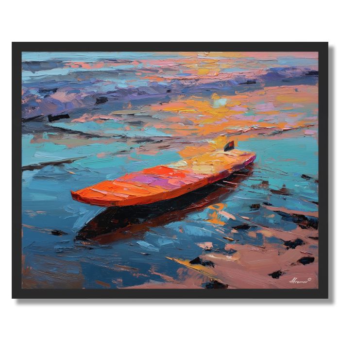 DRIFTWOOD DRIFT STONE - FRAMED