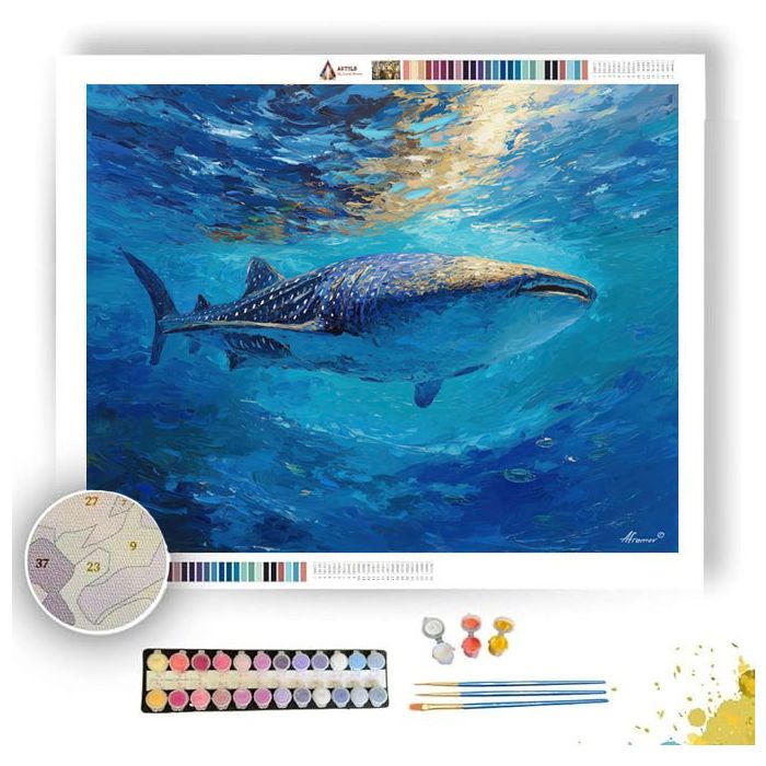 MOONLIT DRIFT WATERLINE - Paint by Numbers Full Kit