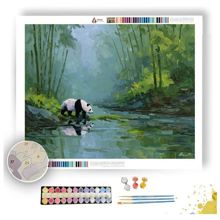 BEND GLOW SILK - Paint by Numbers Full Kit