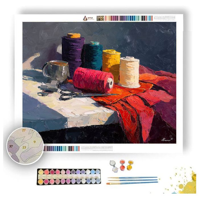 SUNLIT FOLDED HALO - Paint by Numbers Full Kit