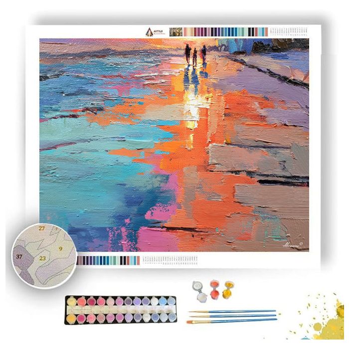 SUNLIT PATH DETAIL - Paint by Numbers Full Kit