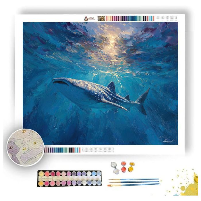 MARBLE OPEN - Paint by Numbers Full Kit