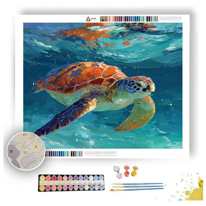 CLEAR WINDOW TERRACE - Paint by Numbers Full Kit