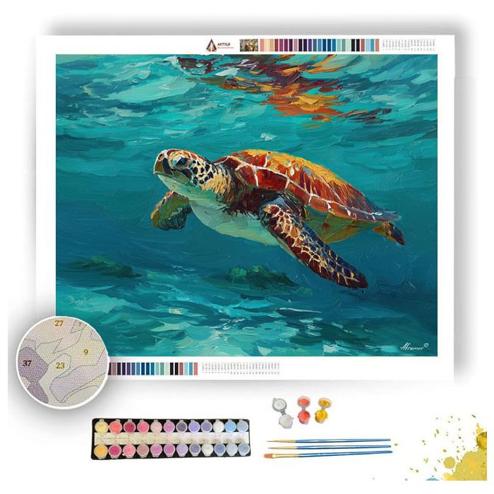 COVE RHYTHM WATER - Paint by Numbers Full Kit