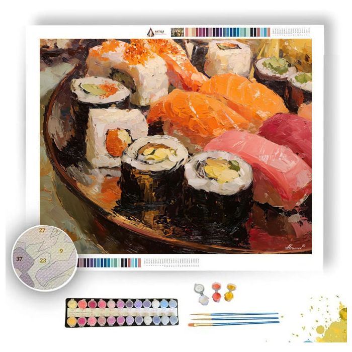SKY ARRANGEMENT VIEW - Paint by Numbers Full Kit