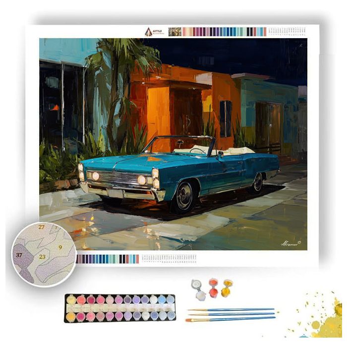 COBALT CONVERTIBLE - Paint by Numbers Full Kit