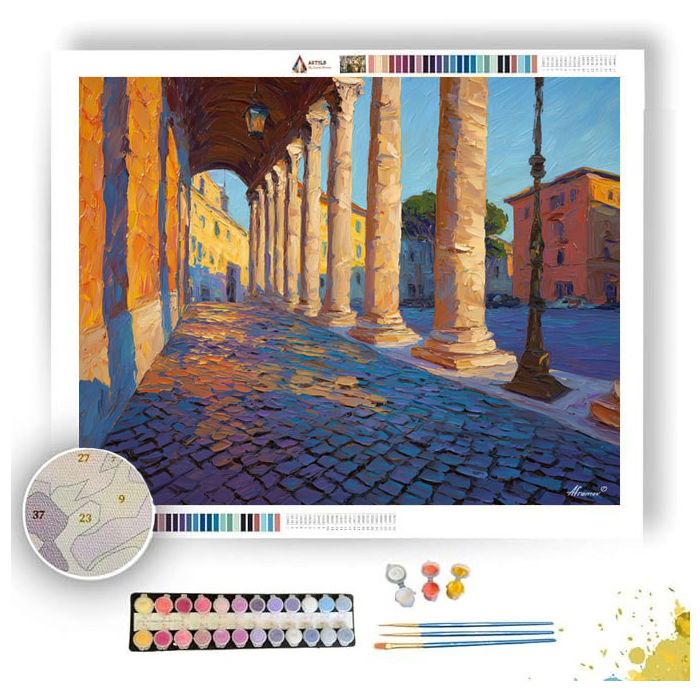 COLONNADE NOTE BRASS - Paint by Numbers Full Kit