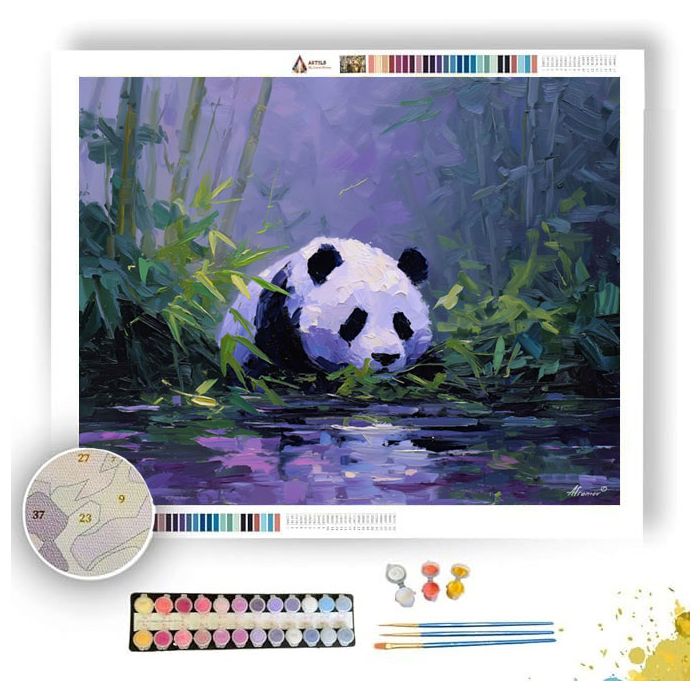 VIOLET MISTY - Paint by Numbers Full Kit