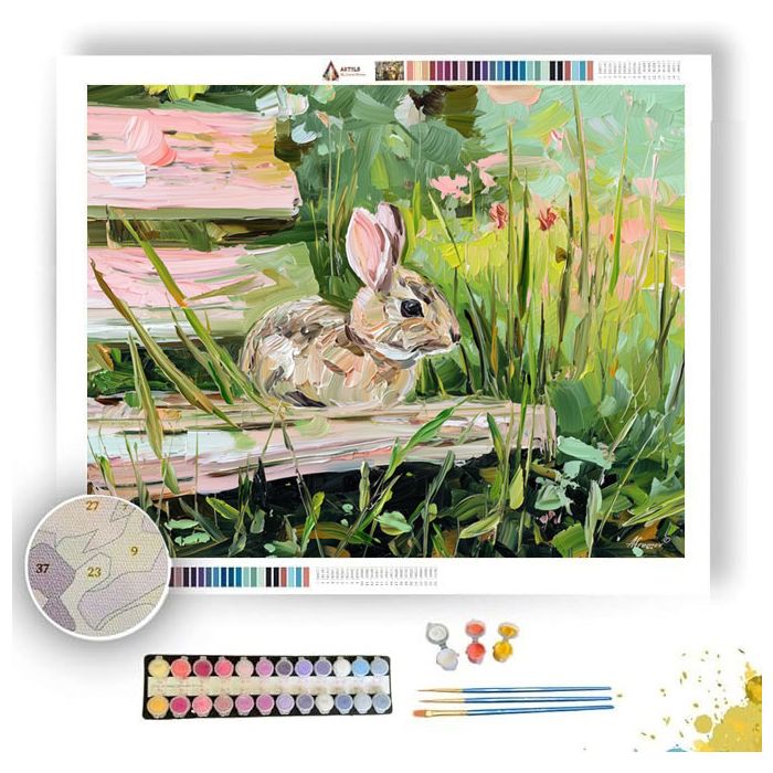 BENCH WINDOW - Paint by Numbers Full Kit