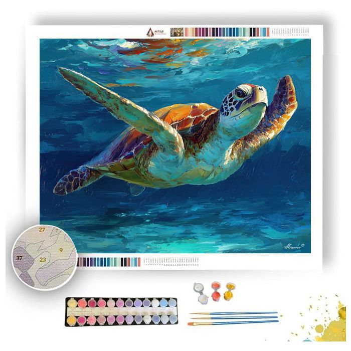 MOONLIT SUNBEAM DETAIL - Paint by Numbers Full Kit