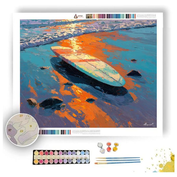 WATER THRESHOLD MARBLE - Paint by Numbers Full Kit